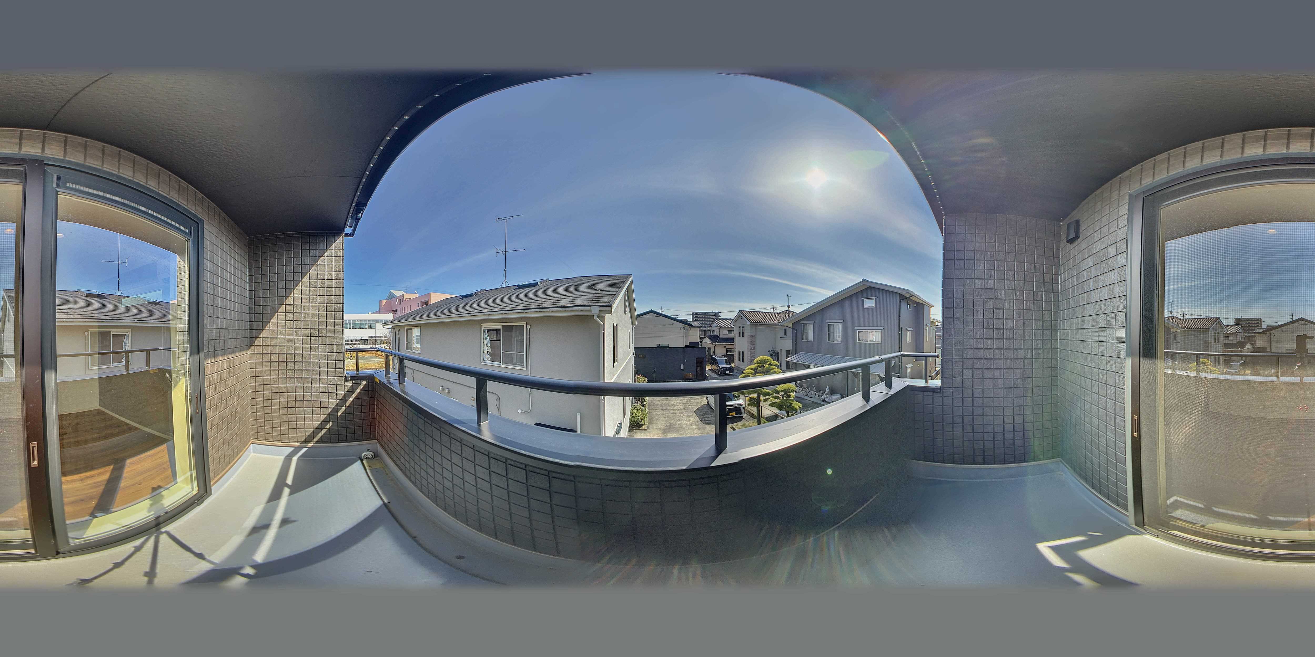 浜松市中央区小池町 現地写真（バルコニー）