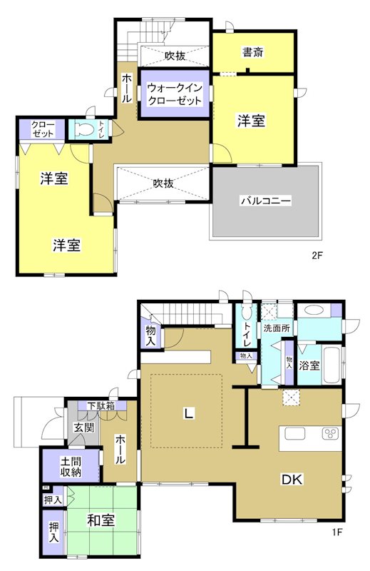 藤枝市光洋台 間取図・土地図