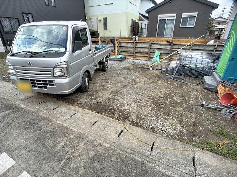 藤枝市上当間 現地写真（駐車場）