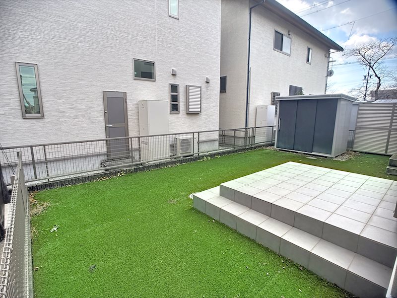 中央区上新屋町 現地写真（庭）