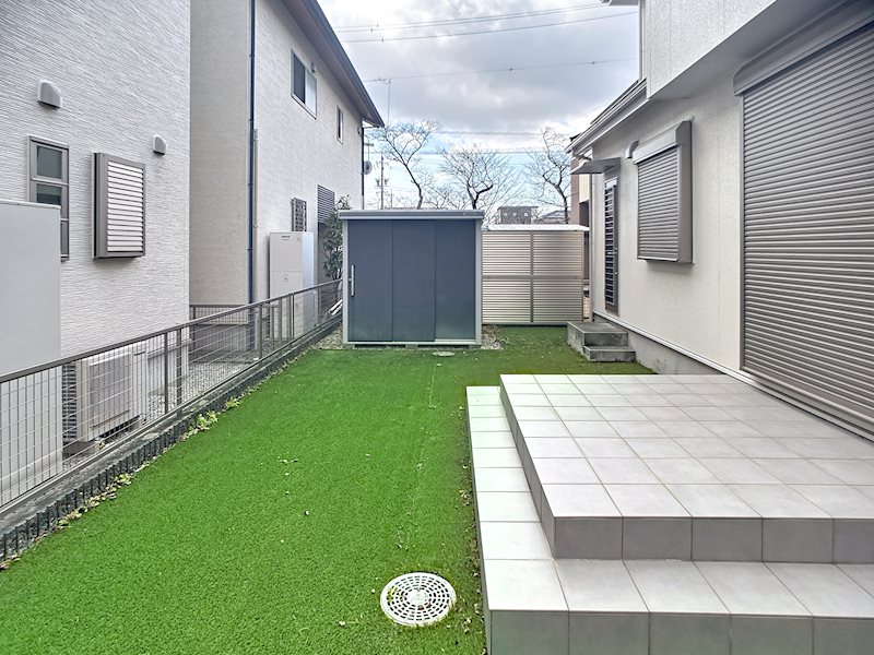 中央区上新屋町 現地写真（庭）