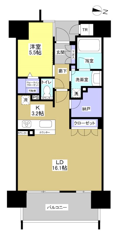 プレミスト鍛冶町 間取図・土地図