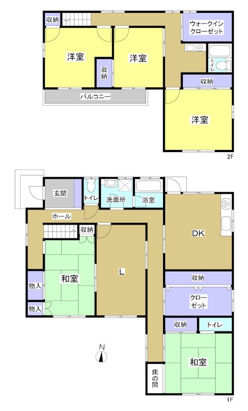 浜松市中央区三島町 間取図・土地図