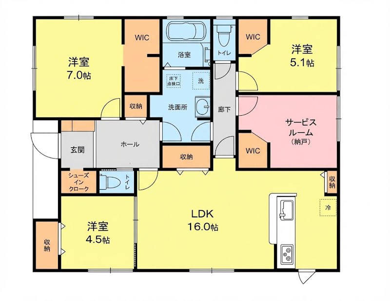 磐田市豊浜中野 間取図・土地図