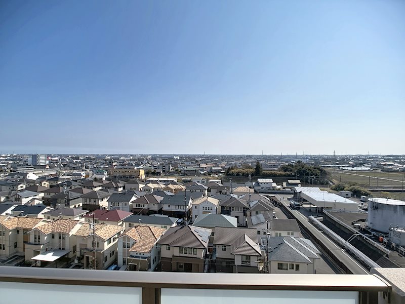 ブライトタウン磐田中泉 現地写真（バルコニー）