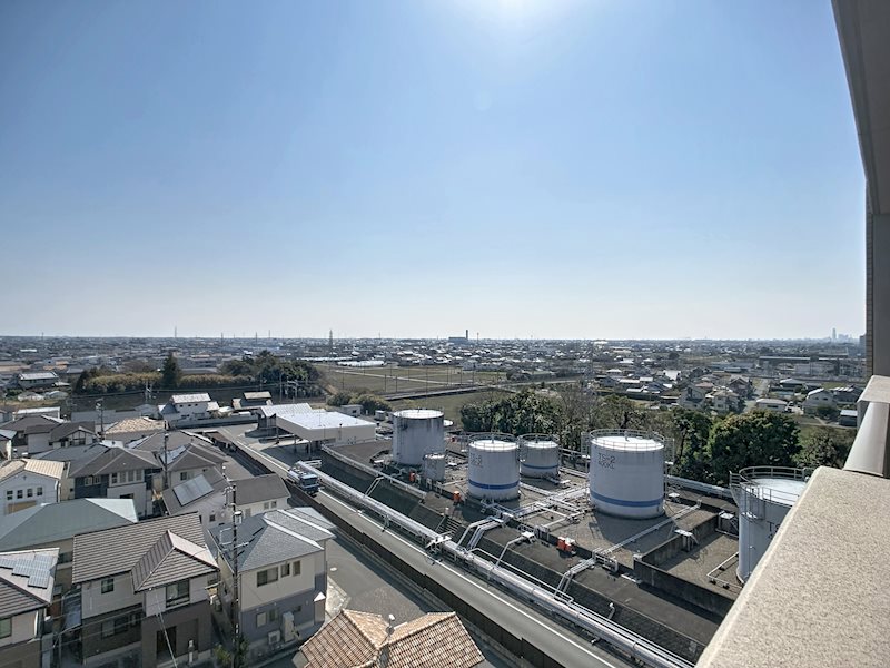 ブライトタウン磐田中泉 現地写真（バルコニー）