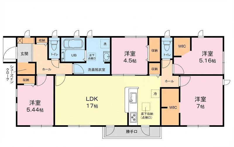 磐田市大原 間取図・土地図