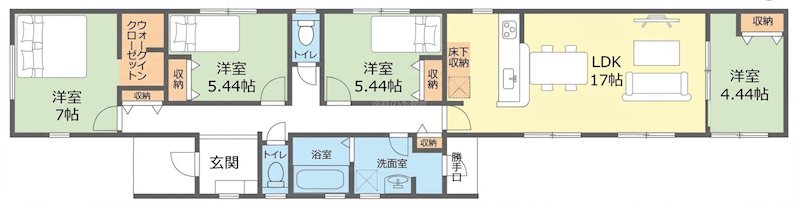 磐田市大原 間取図・土地図