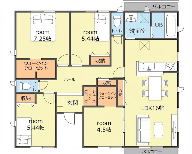 磐田市豊浜中野 間取図・土地図