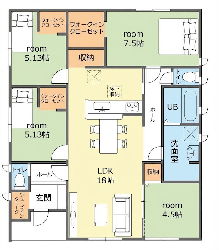 磐田市豊浜中野 間取図・土地図