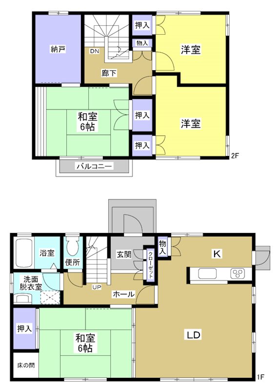 磐田市千手堂 間取図・土地図