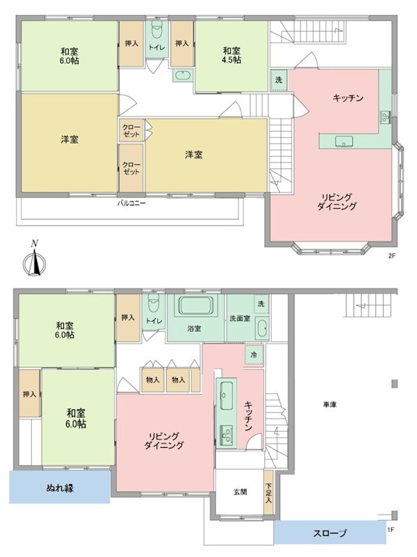 浜松市中央区初生町 間取図・土地図