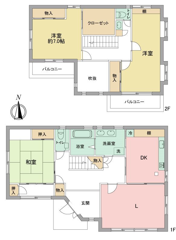 静岡県浜松市中央区半田山３丁目 間取図・土地図