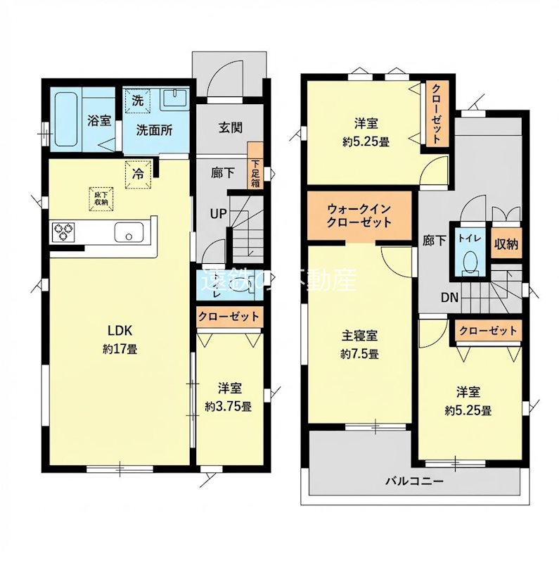 浜松市中央区萩丘4丁目 間取図・土地図