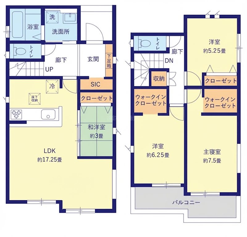 浜松市中央区萩丘4丁目 間取図・土地図