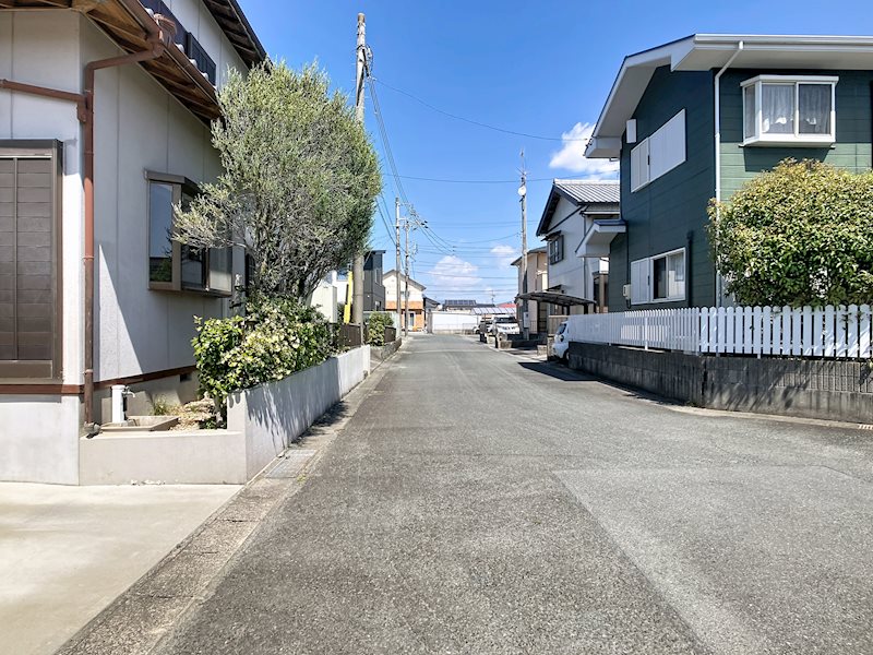 静岡県浜松市浜名区中瀬 現地写真（前面道路含む現地写真）