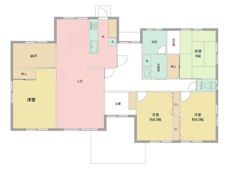 掛川市秋葉路 間取図・土地図