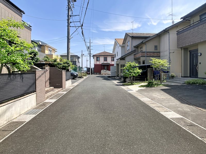 浜松市中央区萩丘5丁目 現地写真（前面道路含む現地写真）