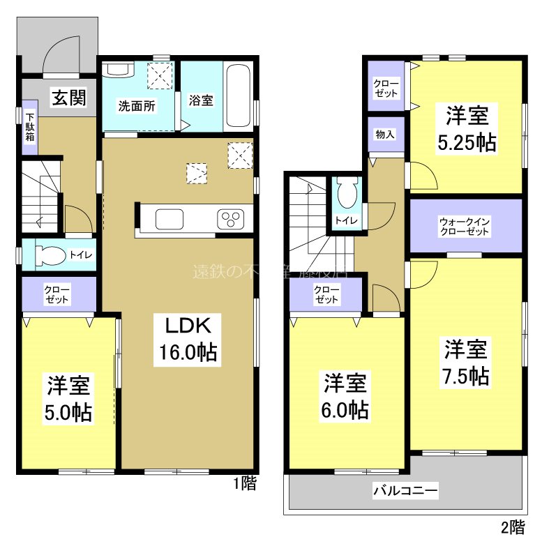 藤枝市音羽町6丁目 間取図・土地図