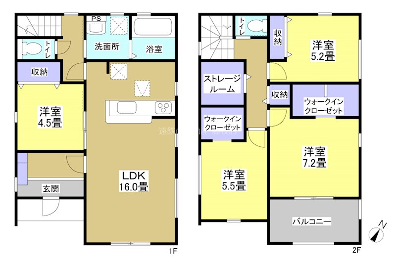 藤枝市藤岡4丁目 間取図・土地図