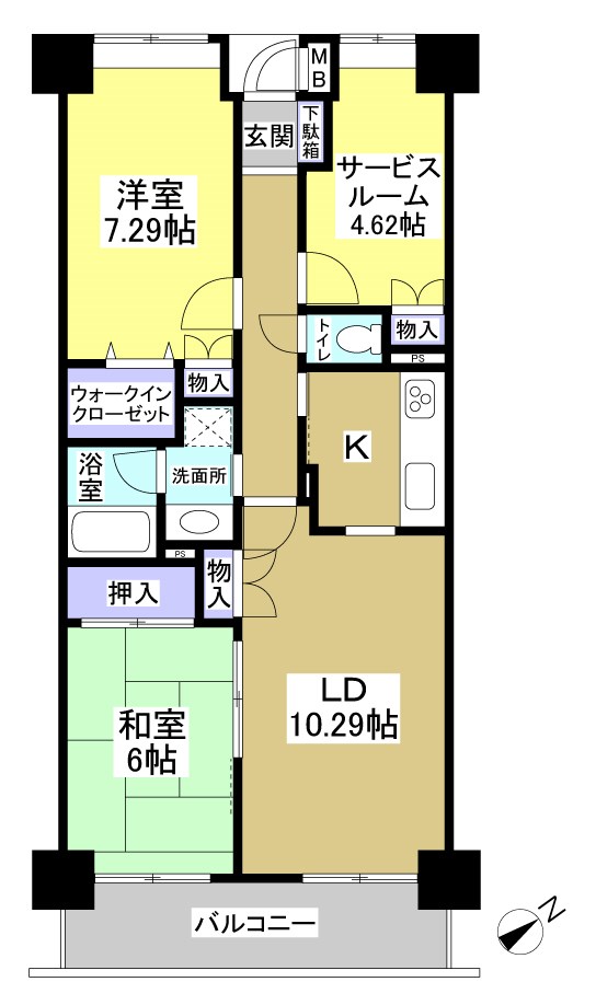 静岡県浜松市中央区成子町 間取図・土地図