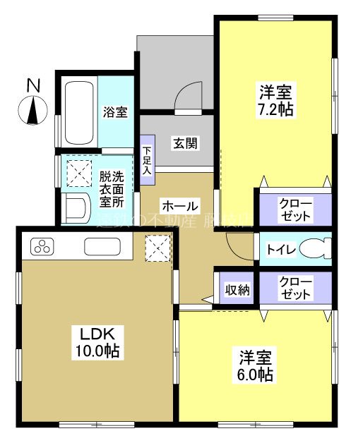 焼津市小土 間取図・土地図