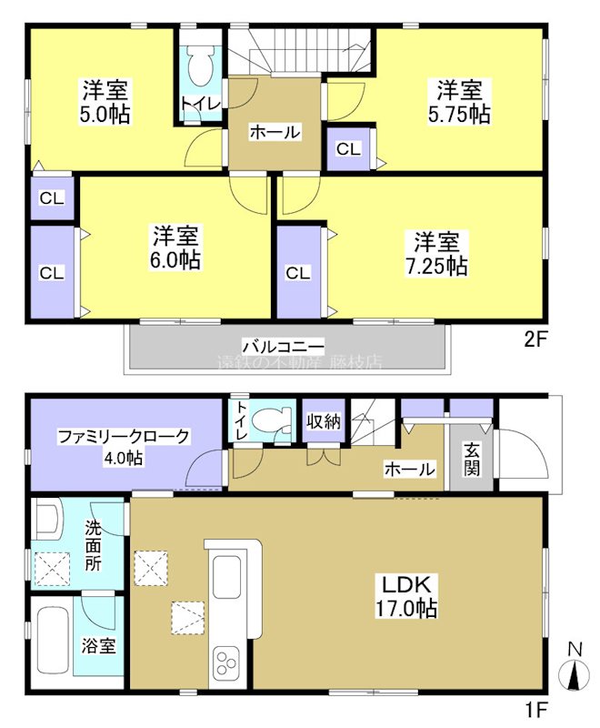 焼津市中根 間取図・土地図