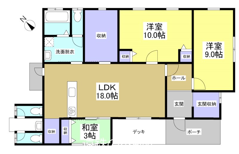 掛川市八坂 間取図・土地図