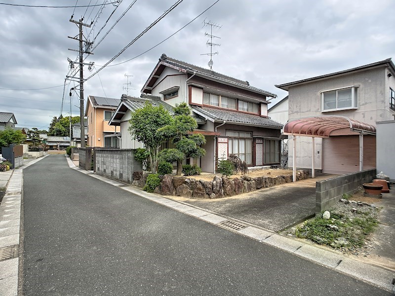 湖西市岡崎 現地写真（前面道路含む現地写真）