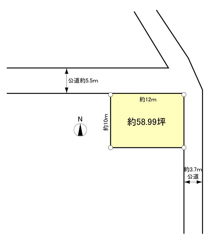 静岡県浜松市中央区中島１丁目 間取図・土地図