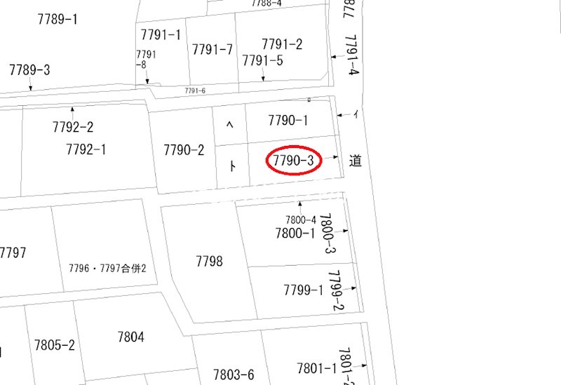 浜松市中央区雄踏町宇布見 間取図・土地図