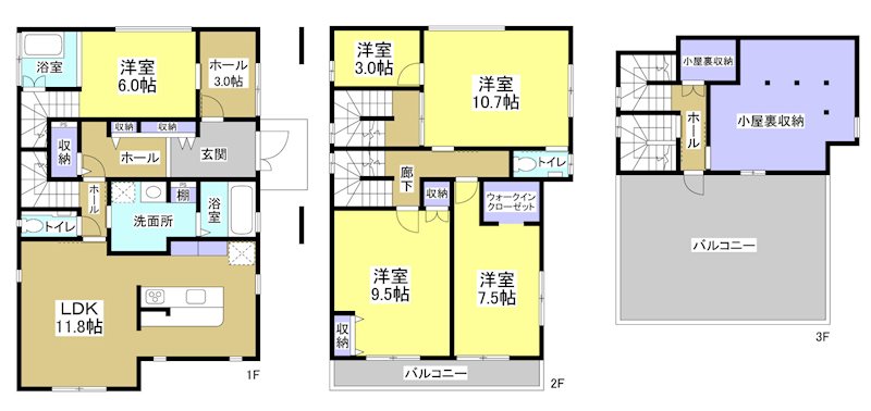 静岡県浜松市中央区西伊場町 間取図・土地図