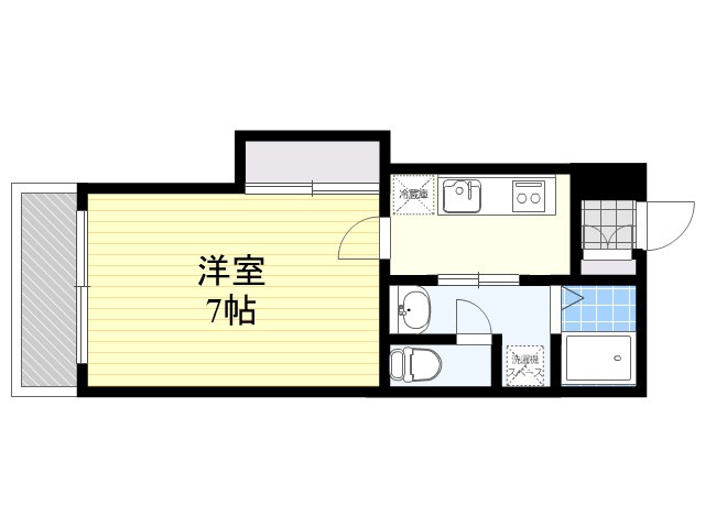 高砂ハイツ№1 間取り図