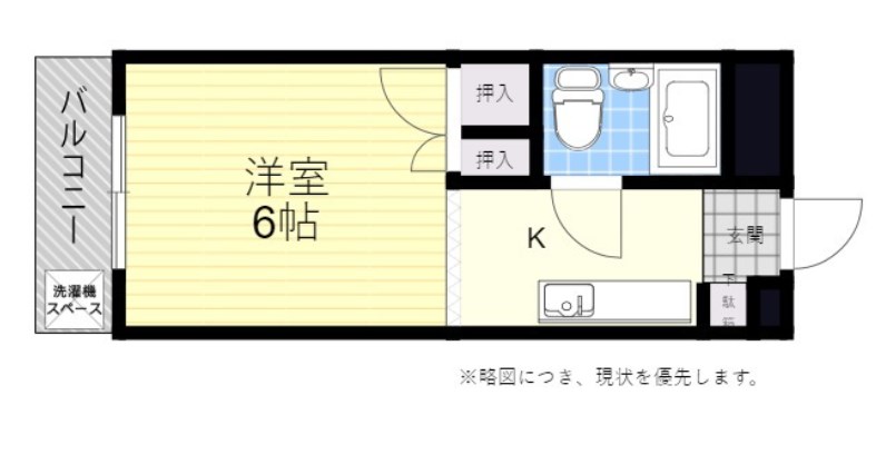 朝日コーポ 間取り図