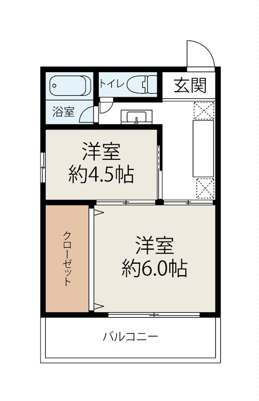三和コーポ №7（金池南） 108号室 間取り図