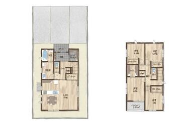 AG-HOUSE上宗方　A棟 間取り図