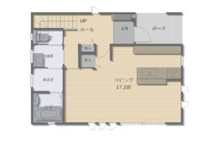 HT勢家２階戸建 間取り図