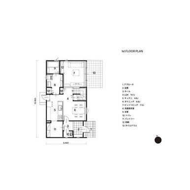 松岡分譲住宅　松岡3 間取り図