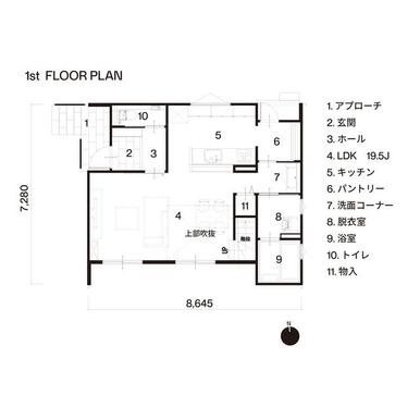 尼が瀬分譲住宅　AMG-1 間取り図