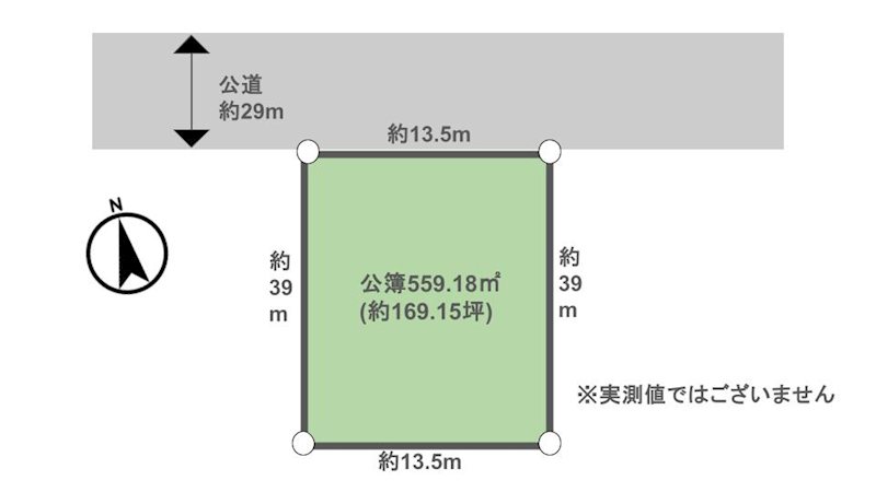 大在北3丁目142　土地 間取り図