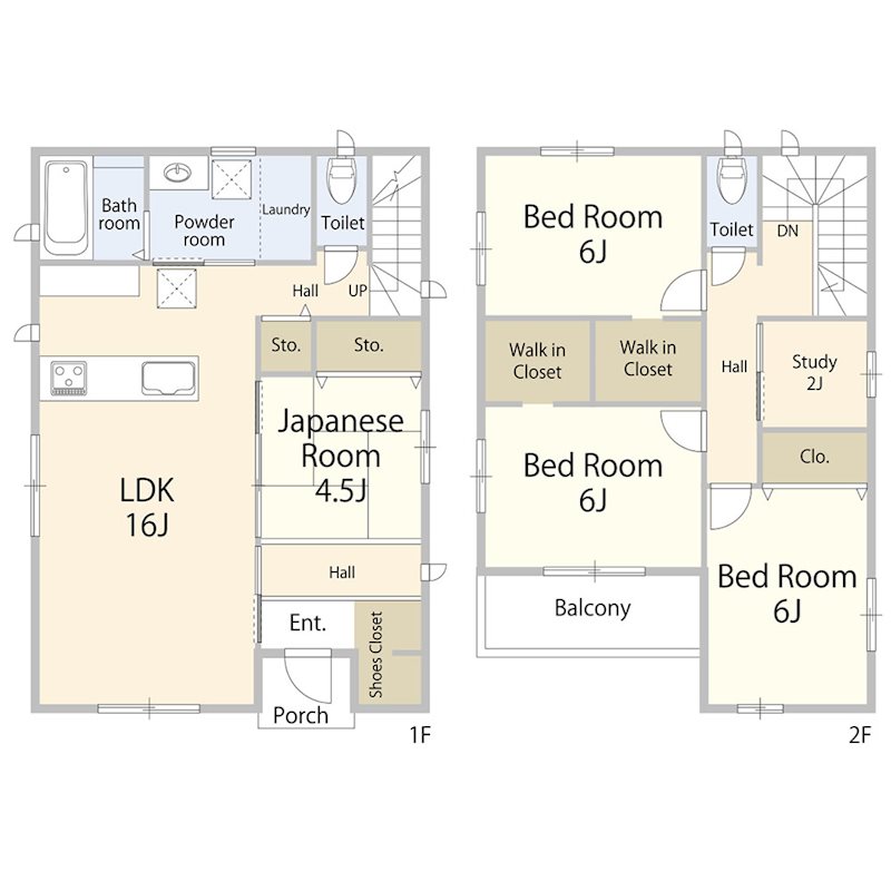 AG-HOESE日岡A棟 間取り図