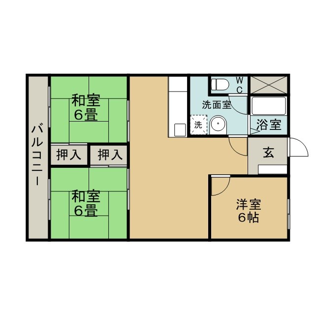大分エクセル　  506号室 間取り図