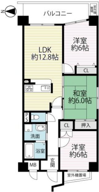 アルモード京都高辻 間取図・土地図