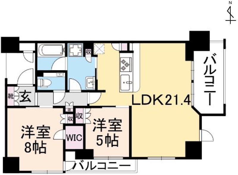 ジ・アーバネックス京都河原町プレイズ 間取図・土地図