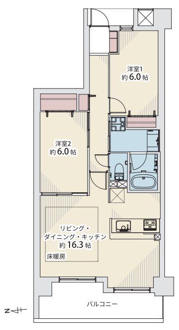 エフ・ステージ京都駅レジデンス 間取図・土地図