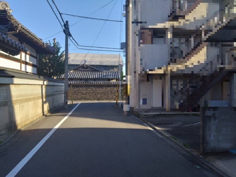 京都市上京区寺之内通大宮一丁西入下る聖天町3番地、3番地1 現地写真（前面道路含む現地写真）