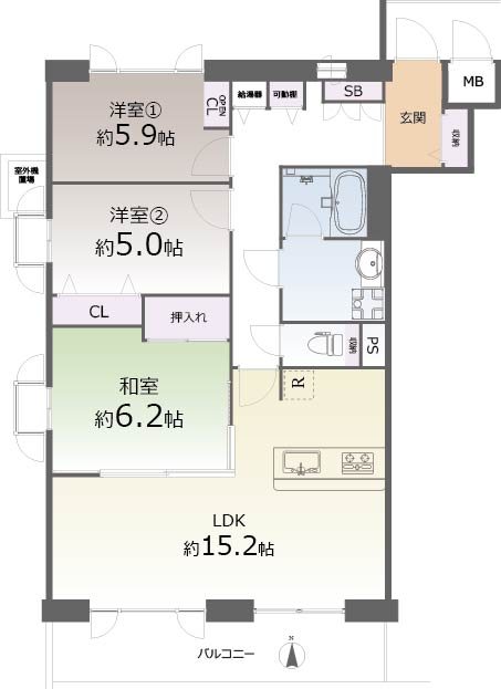 岡崎ガーデンズ 間取図・土地図