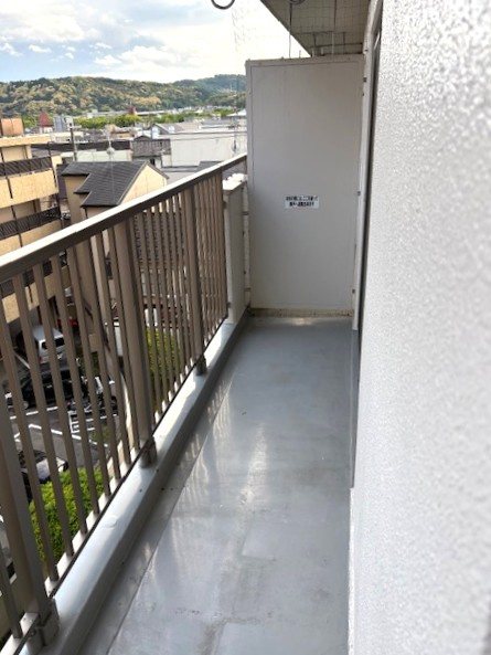 山科セントラルハイツ 現地写真（バルコニー）