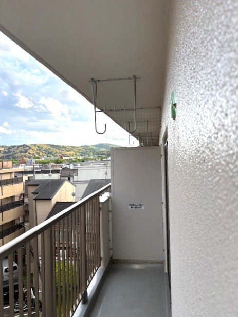 山科セントラルハイツ 現地写真（バルコニー）