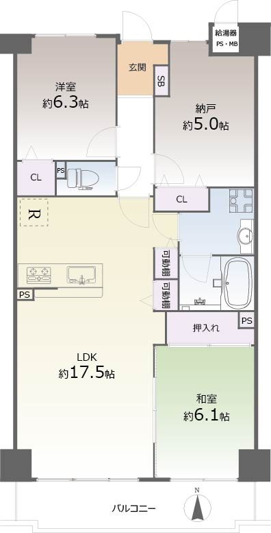 ライオンズマンション太秦第2 間取図・土地図